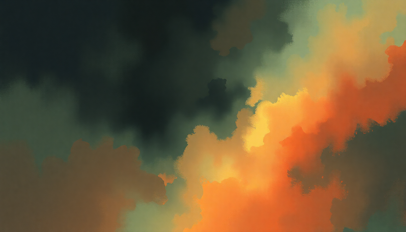 Fan-driven abstract illustration evoking the emotional arc of Thru the Eyes of Ruby by The Smashing Pumpkins