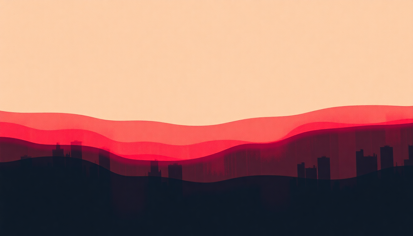 Fan-driven abstract illustration evoking the emotional arc of Tick by Yeah Yeah Yeahs