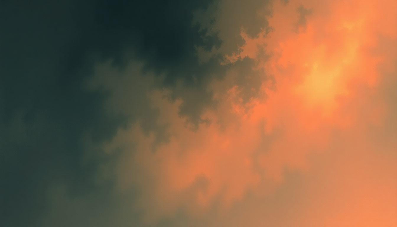 Fan-driven abstract illustration evoking the emotional arc of Time by Hans Zimmer