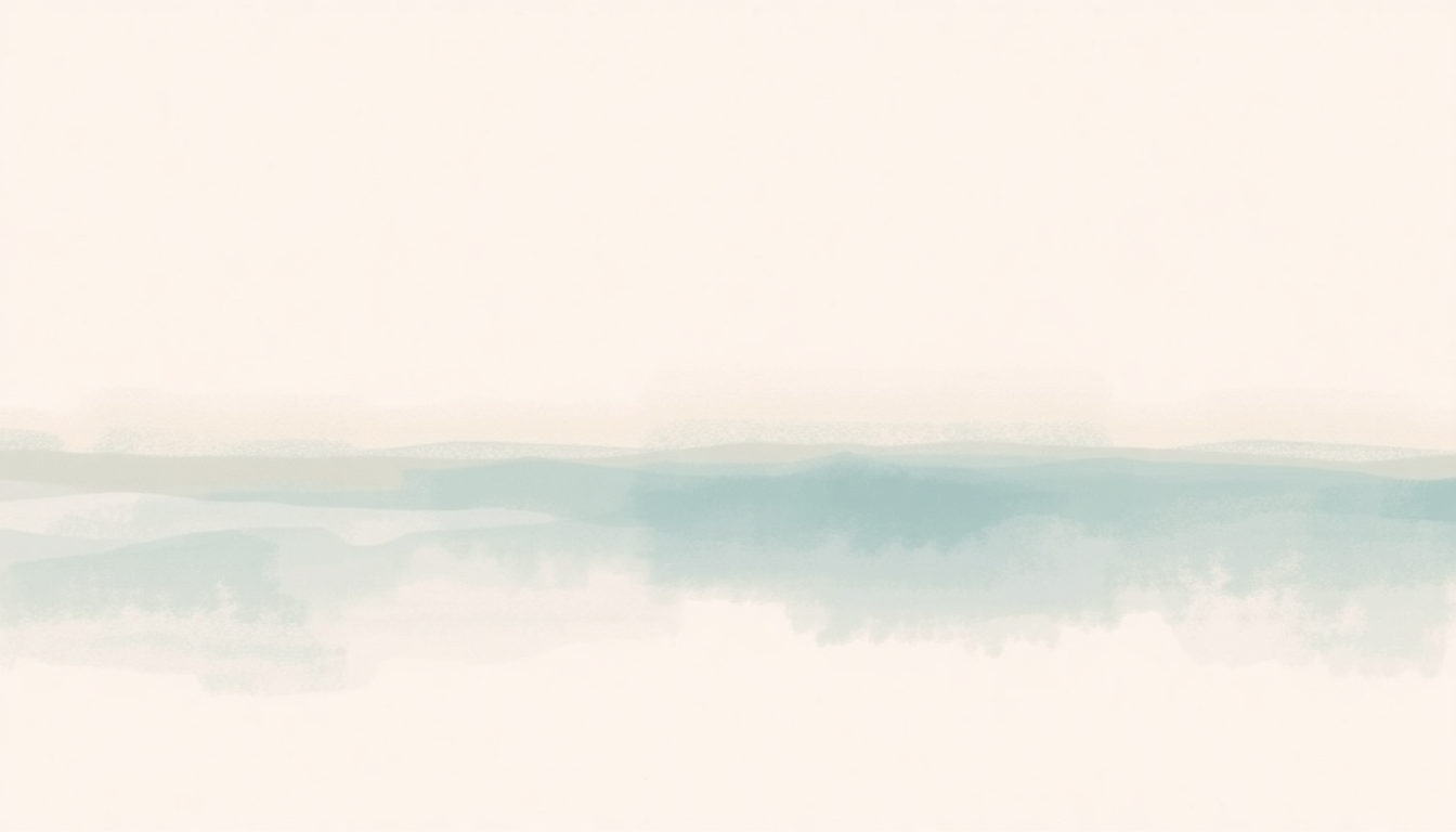 Fan-driven abstract illustration evoking the emotional arc of Times Like These by Jack Johnson
