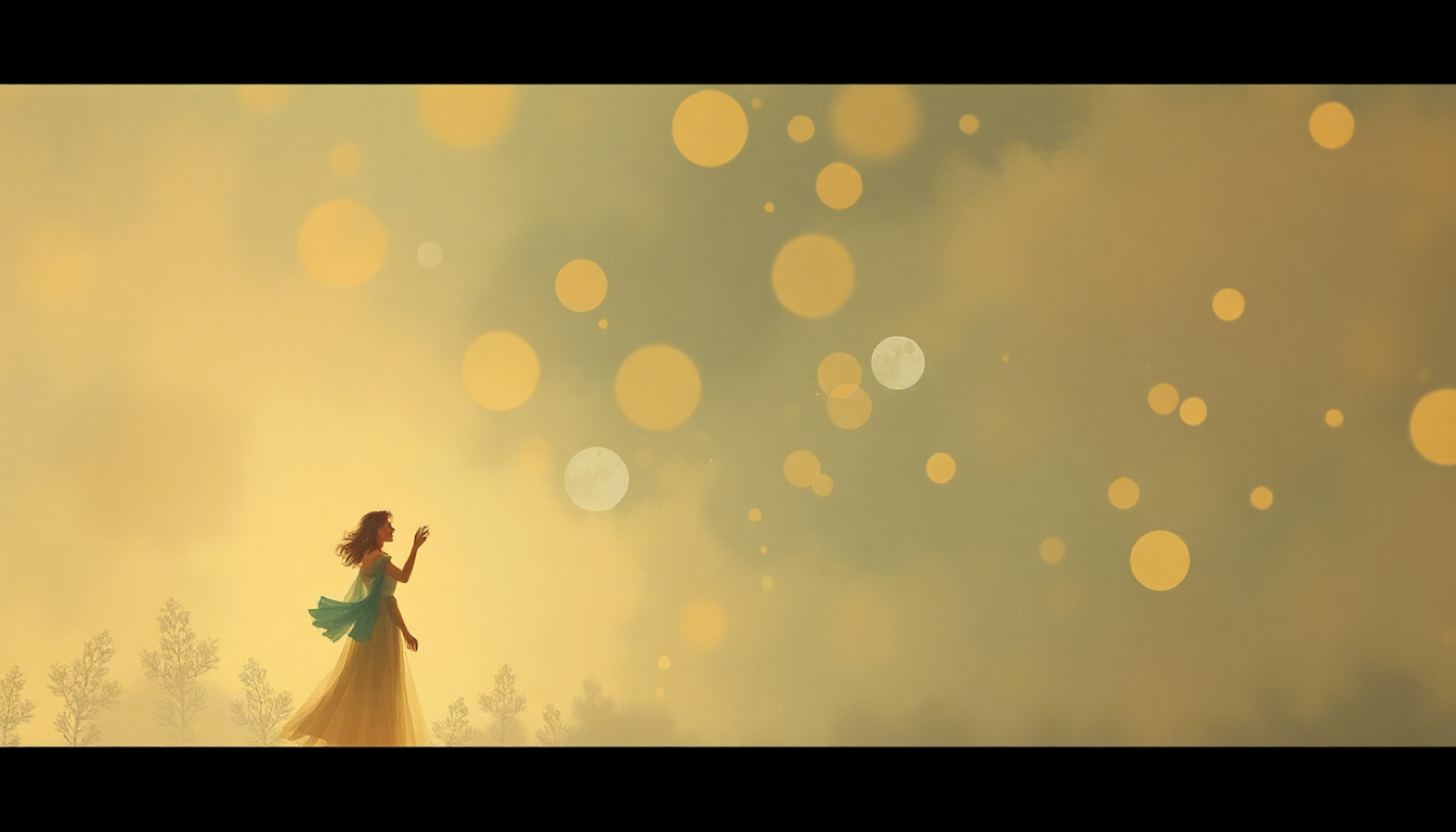 Fan-driven abstract illustration evoking the emotional arc of Tiny Dancer by Elton John