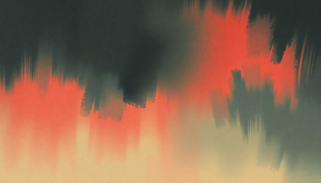 Fan-driven abstract illustration evoking the emotional arc of Tired of Sex by Weezer