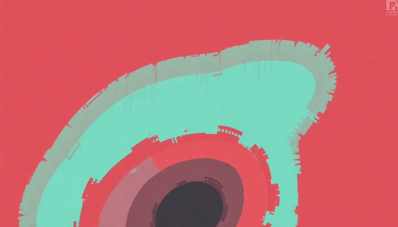 Fan-driven abstract illustration evoking the emotional arc of Tití Me Preguntó by Bad Bunny