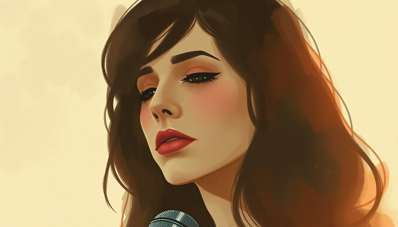 Fan-driven abstract illustration evoking the emotional arc of To Know Him Is to Love Him by Amy Winehouse