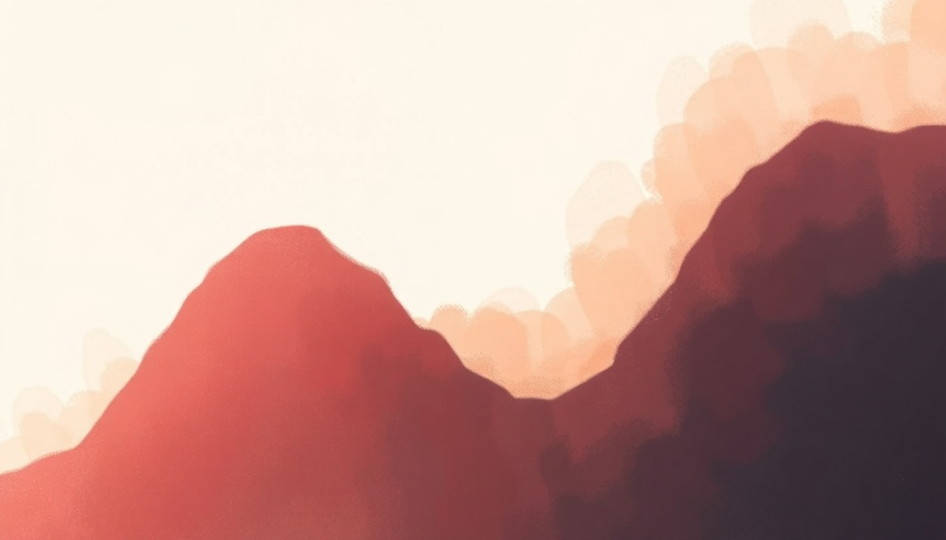 Fan-driven abstract illustration evoking the emotional arc of To Live by Norah Jones