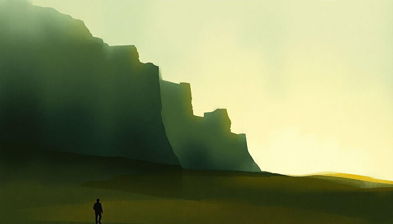 Fan-driven abstract illustration evoking the emotional arc of Tomblands by The Libertines
