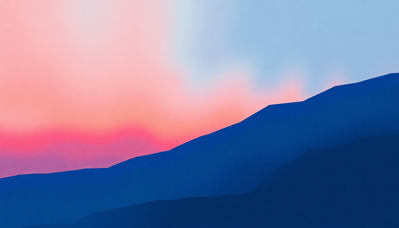Fan-driven abstract illustration evoking the emotional arc of Tomorrow Is Now by Howard Jones
