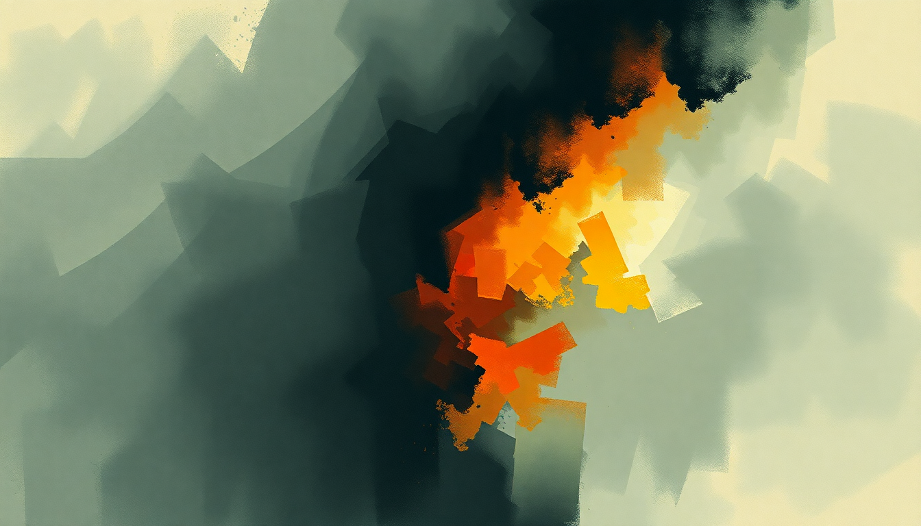Fan-driven abstract illustration evoking the emotional arc of Tone Deaf by Eminem