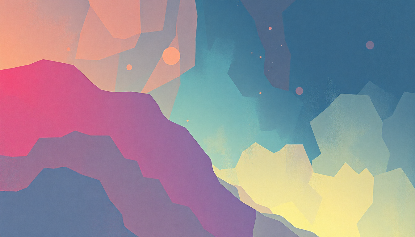 Fan-driven abstract illustration evoking the emotional arc of Tonight by Hard-Fi