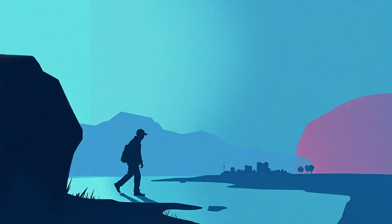 Fan-driven abstract illustration evoking the emotional arc of Tony's Theme by Pixies