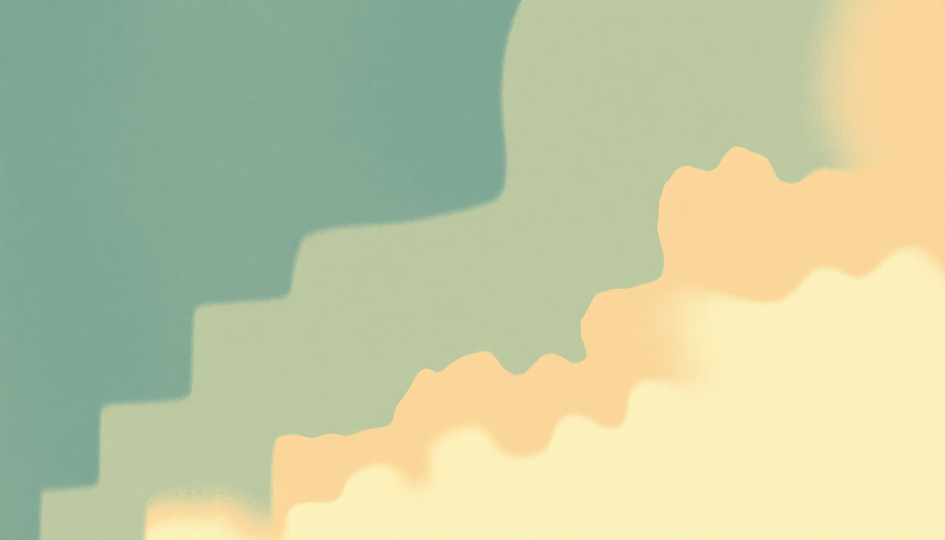 Fan-driven abstract illustration evoking the emotional arc of Tonya Harding by Sufjan Stevens