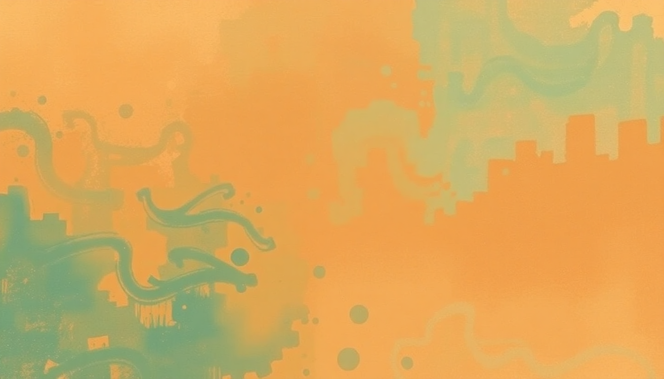 Fan-driven abstract illustration evoking the emotional arc of Too Busy Thinking About My Baby by Marvin Gaye