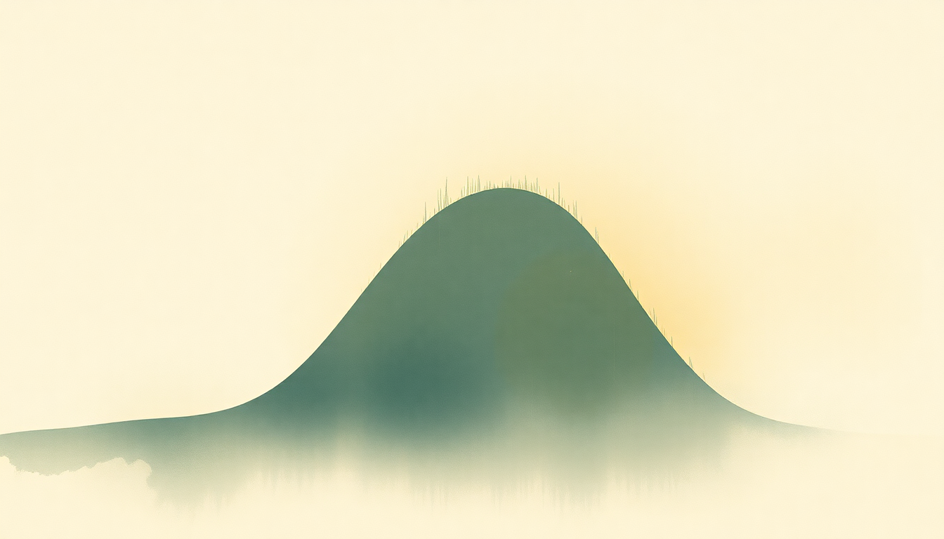 Fan-driven abstract illustration evoking the emotional arc of Too Late for Prayin by Gordon Lightfoot