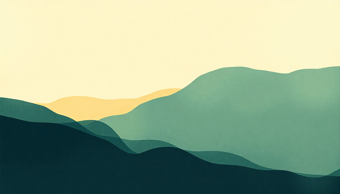 Fan-driven abstract illustration evoking the emotional arc of Too Much by Sufjan Stevens