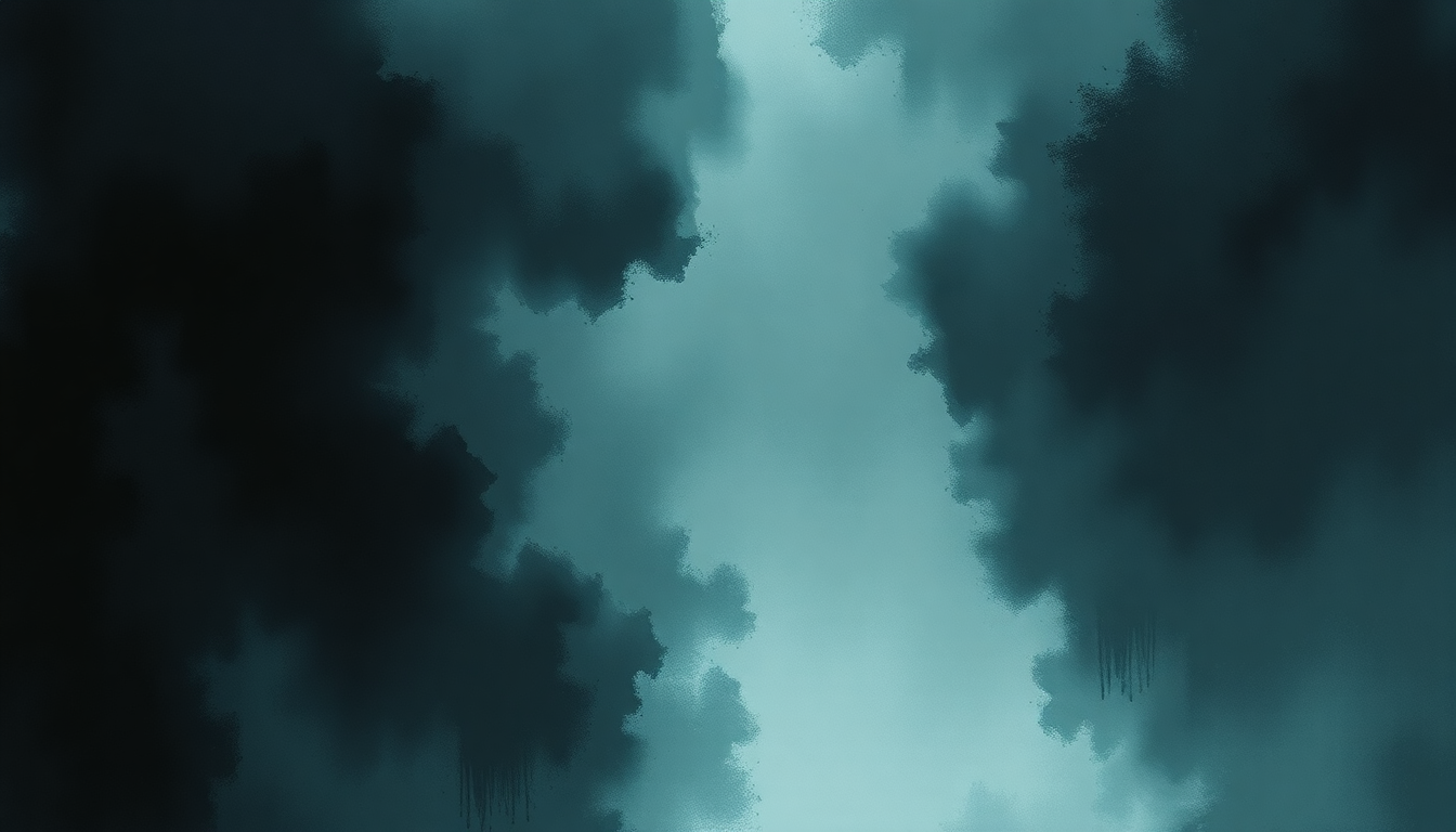Fan-driven abstract illustration evoking the emotional arc of Fear Inoculum by Tool