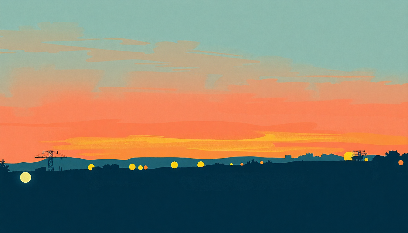 Fan-driven abstract illustration evoking the emotional arc of Townie by Mitski
