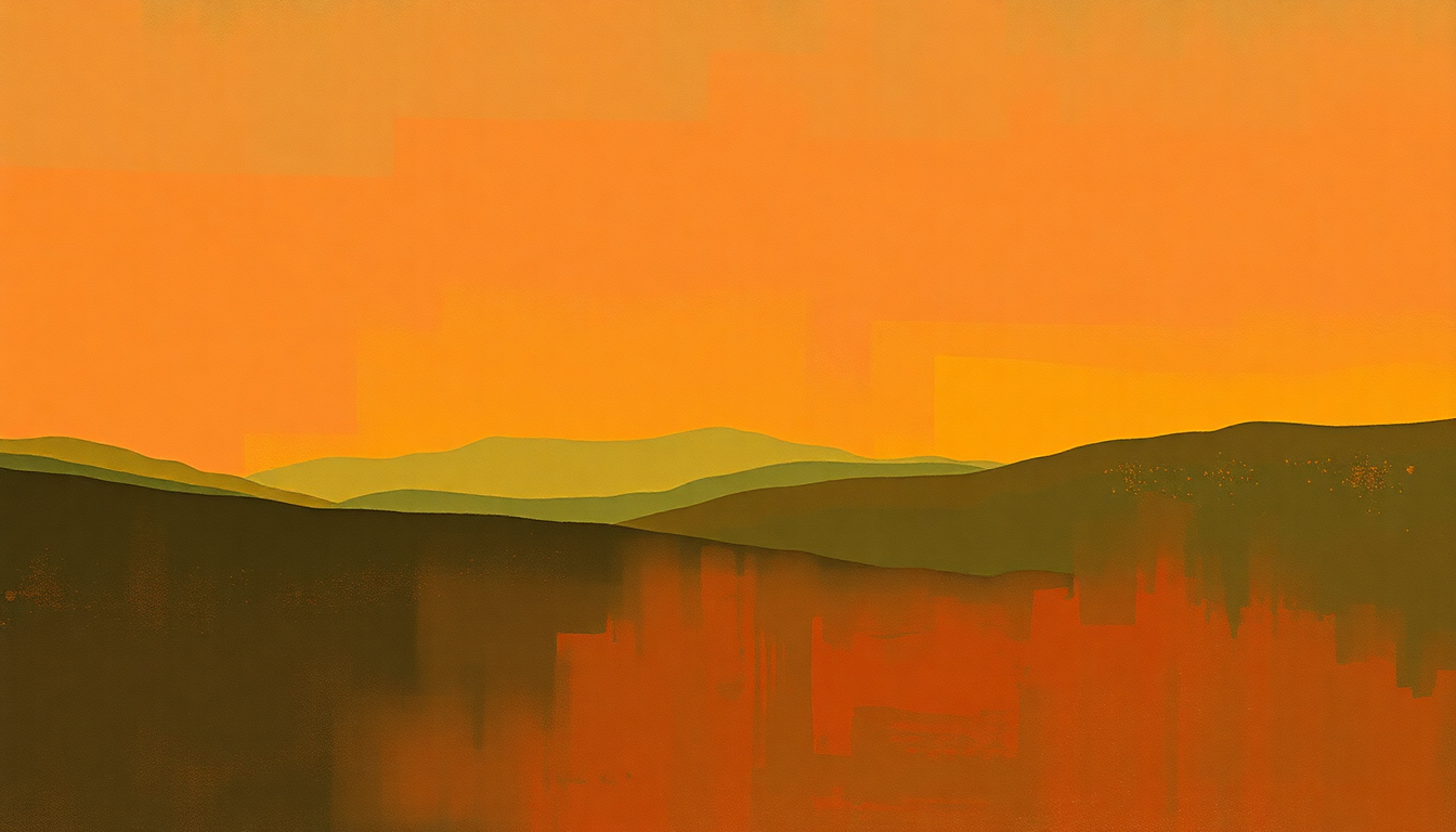 Fan-driven abstract illustration evoking the emotional arc of Tramp by Otis Redding
