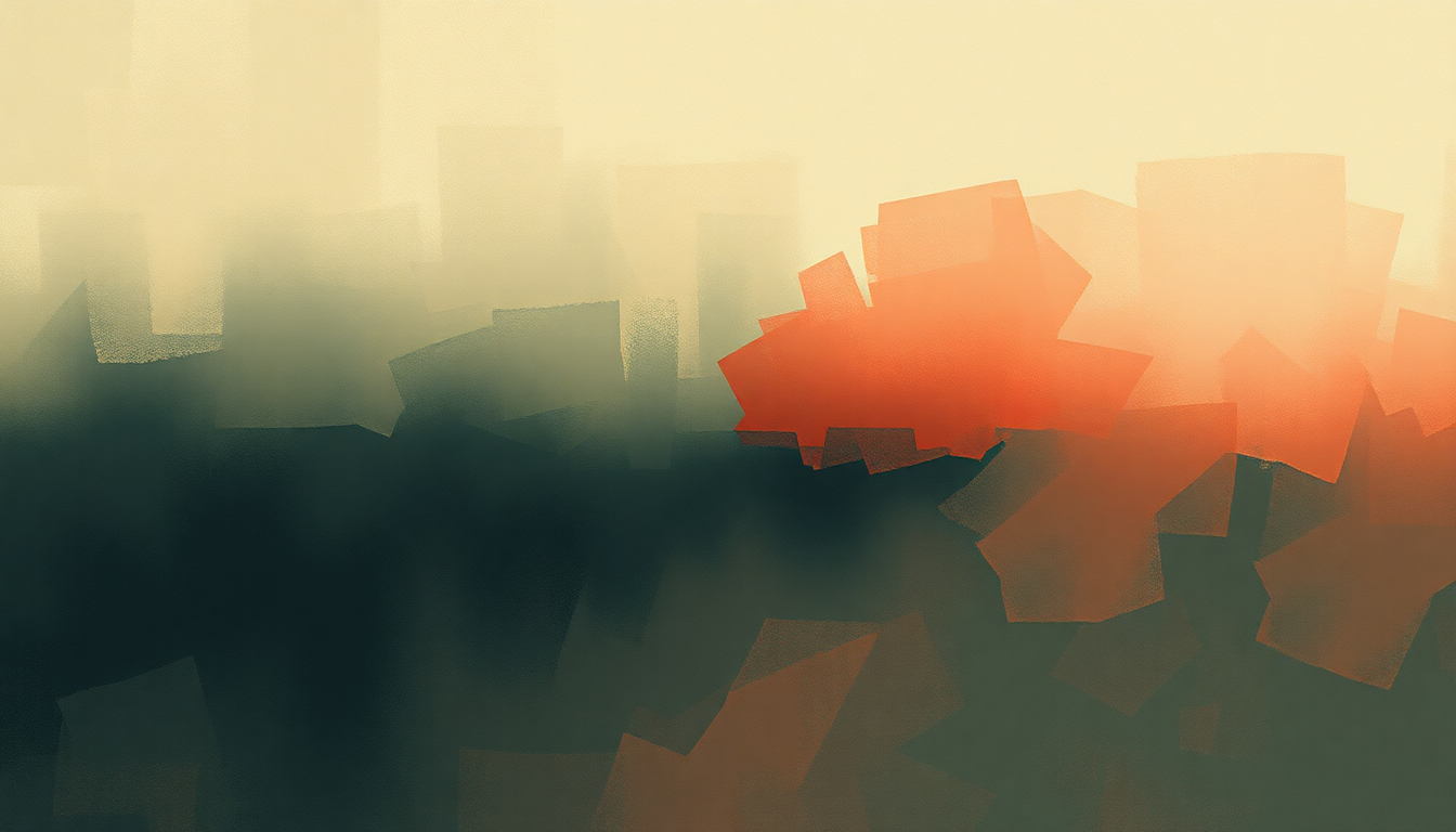 Fan-driven abstract illustration evoking the emotional arc of Trampled Rose by Tom Waits