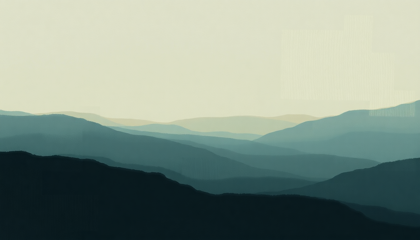 Fan-driven abstract illustration evoking the emotional arc of Traveling Alone by Jason Isbell