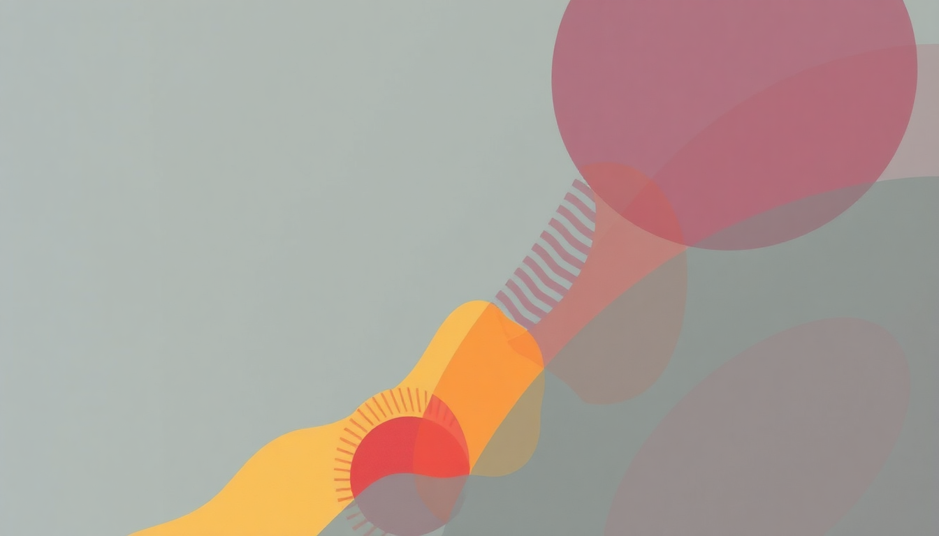 Fan-driven abstract illustration evoking the emotional arc of Treat Each Other Right by Jamie xx