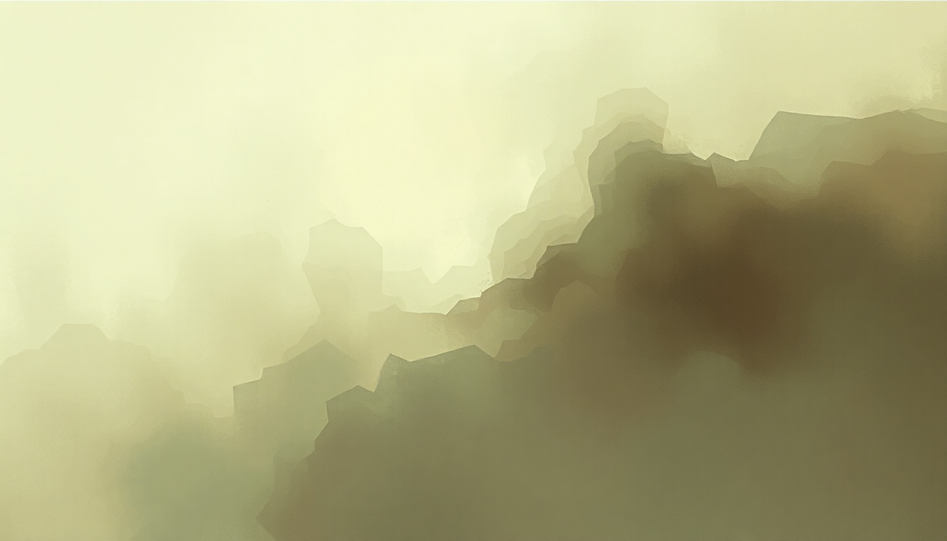 Fan-driven abstract illustration evoking the emotional arc of Triad by Tool