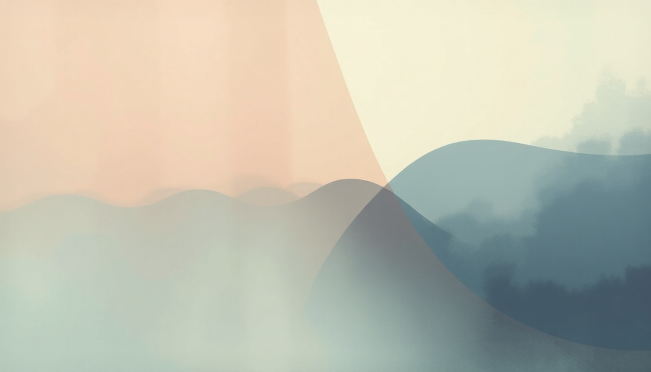 Fan-driven abstract illustration evoking the emotional arc of Triple 7 by Japanese Breakfast