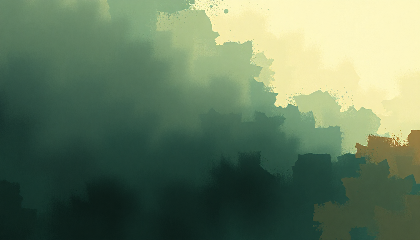 Fan-driven abstract illustration evoking the emotional arc of Trojan Horse by Bloc Party