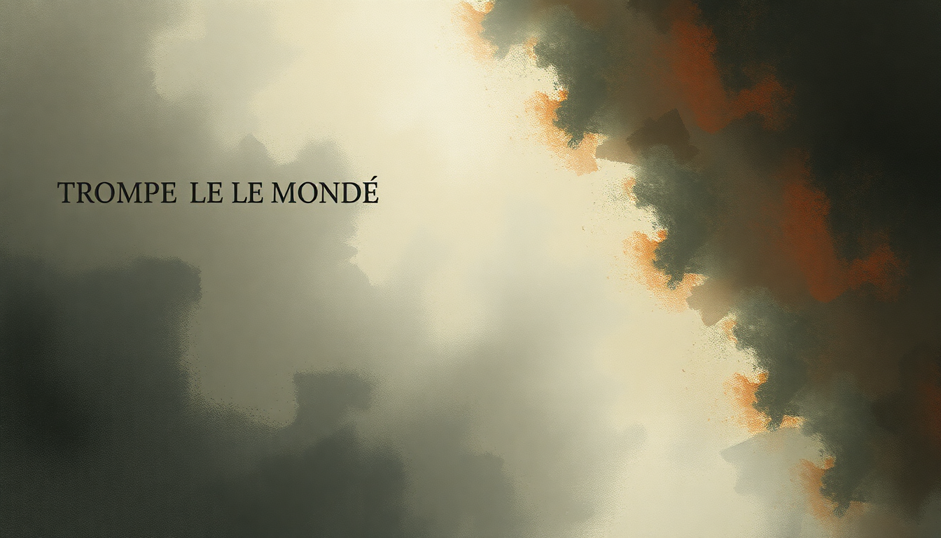 Fan-driven abstract illustration evoking the emotional arc of Trompe le Monde by Pixies