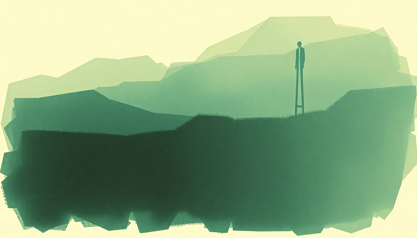Fan-driven abstract illustration evoking the emotional arc of Trouble Man by Marvin Gaye