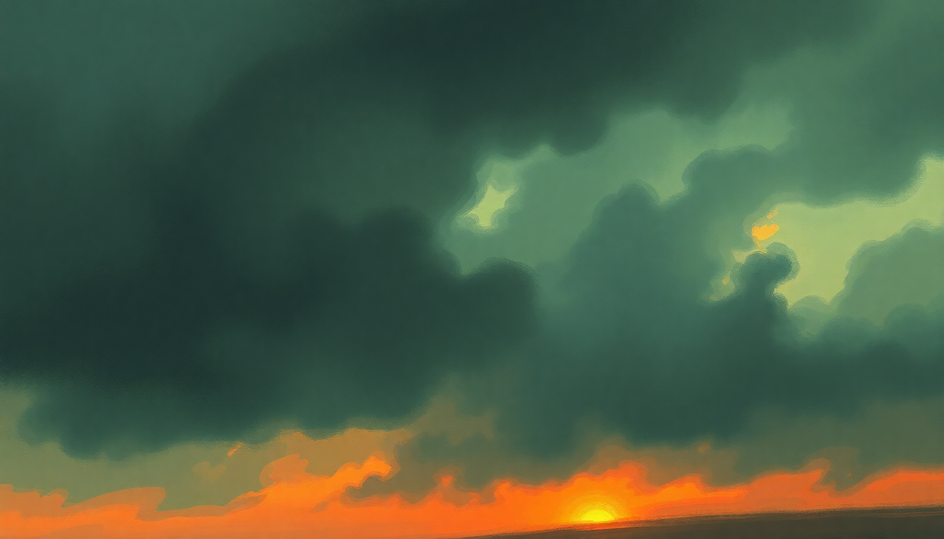 Fan-driven abstract illustration evoking the emotional arc of Trust by Megadeth