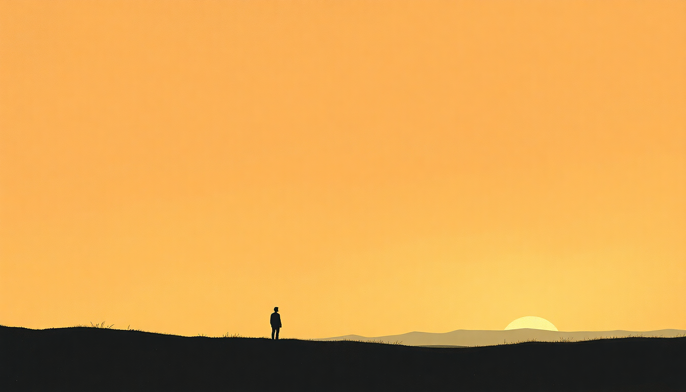 Fan-driven abstract illustration evoking the emotional arc of Try a Little Kindness by Glen Campbell