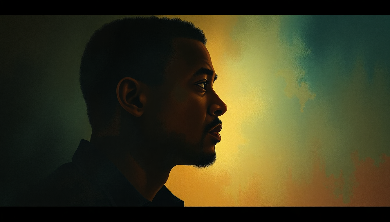 Fan-driven abstract illustration evoking the emotional arc of Try A Little Tenderness by Otis Redding