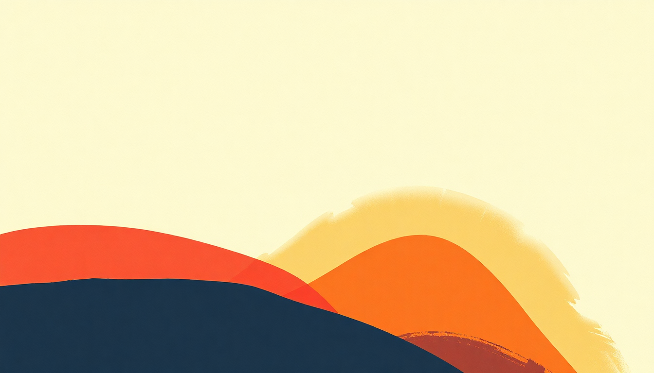 Fan-driven abstract illustration evoking the emotional arc of Trying to Be Cool by Phoenix