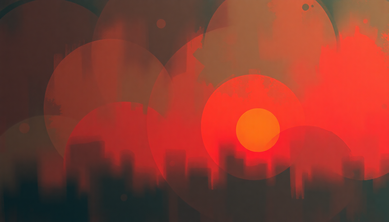 Fan-driven abstract illustration evoking the emotional arc of Tutu by Miles Davis