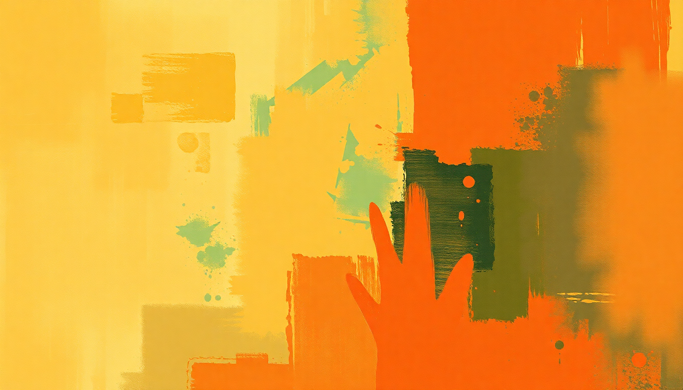 Fan-driven abstract illustration evoking the emotional arc of Twentieth Century Fox by The Doors
