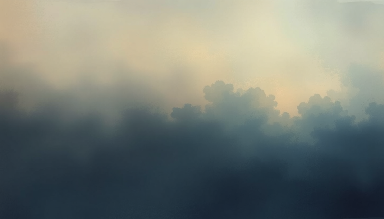 Fan-driven abstract illustration evoking the emotional arc of Twilight and Shadow by Howard Shore