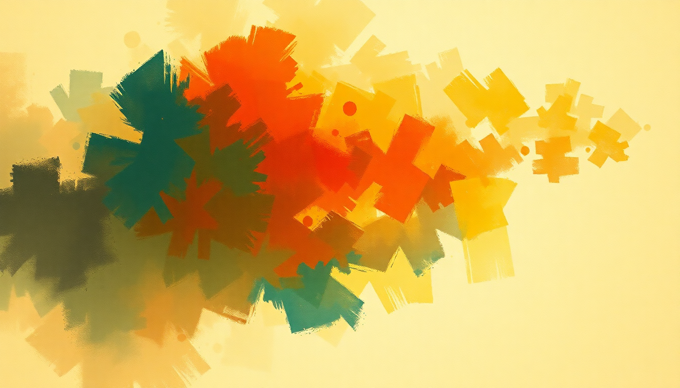 Fan-driven abstract illustration evoking the emotional arc of Twist and Shout by Isley Brothers