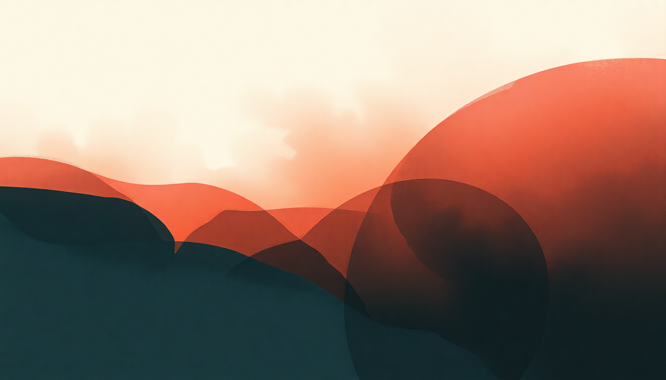 Fan-driven abstract illustration evoking the emotional arc of Unhealthy Relationships by Pedro the Lion