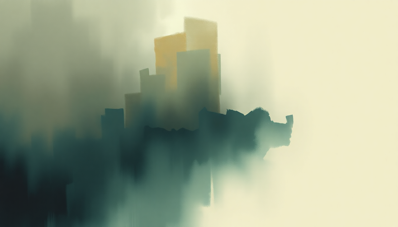 Fan-driven abstract illustration evoking the emotional arc of United in Grief by Kendrick Lamar