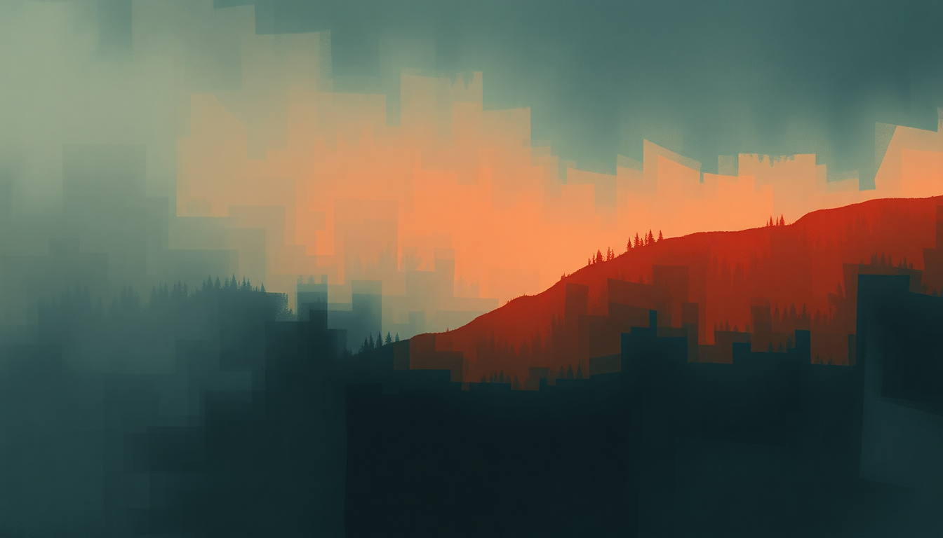 Fan-driven abstract illustration evoking the emotional arc of Unknown / Nth by Hozier