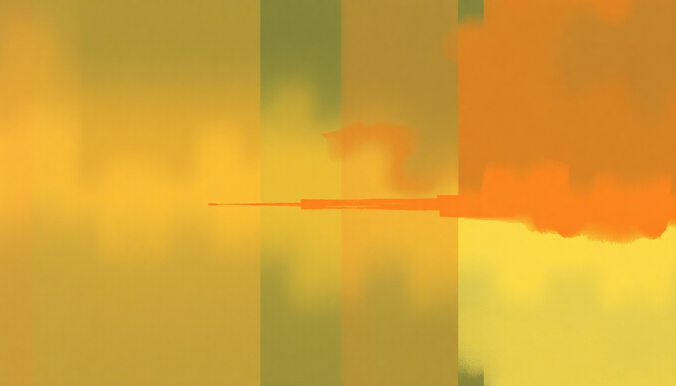 Fan-driven abstract illustration evoking the emotional arc of Unnecessary Trouble by Hard-Fi
