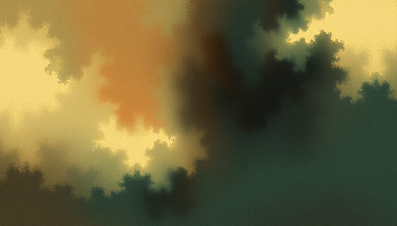 Fan-driven abstract illustration evoking the emotional arc of Until the End of the World by U2