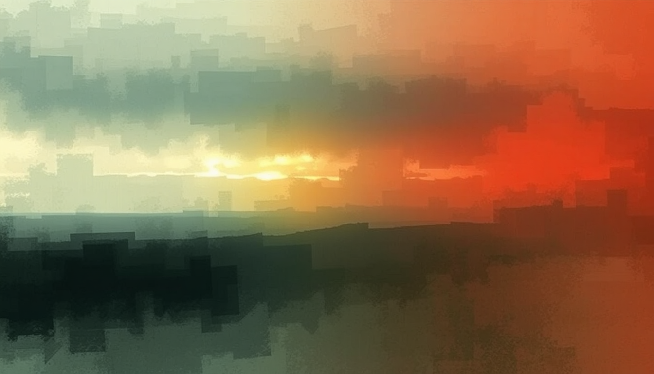 Fan-driven abstract illustration evoking the emotional arc of Untitled #7 by Sigur Rós