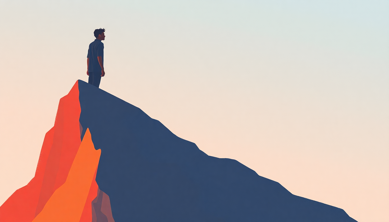 Fan-driven abstract illustration evoking the emotional arc of Up Up & Away by Kid Cudi