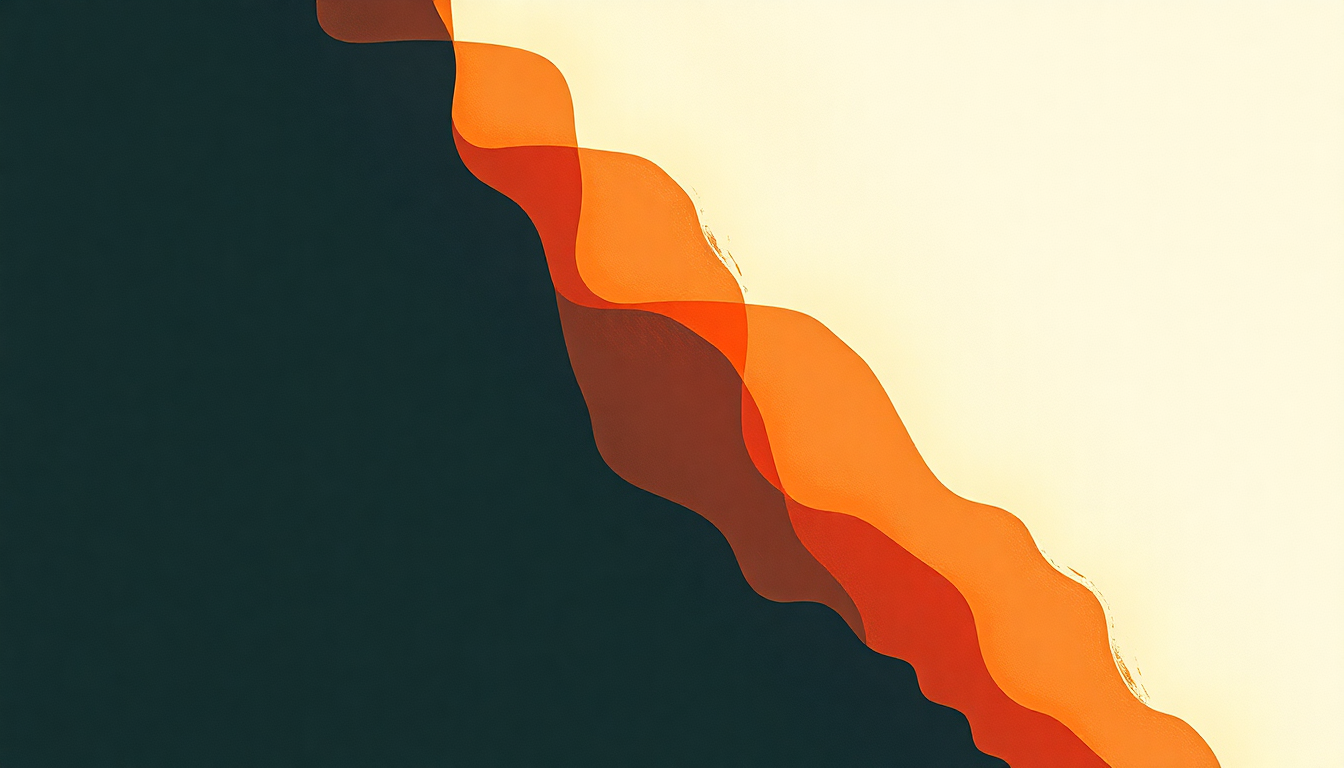 Fan-driven abstract illustration evoking the emotional arc of Use This Gospel by Kanye West