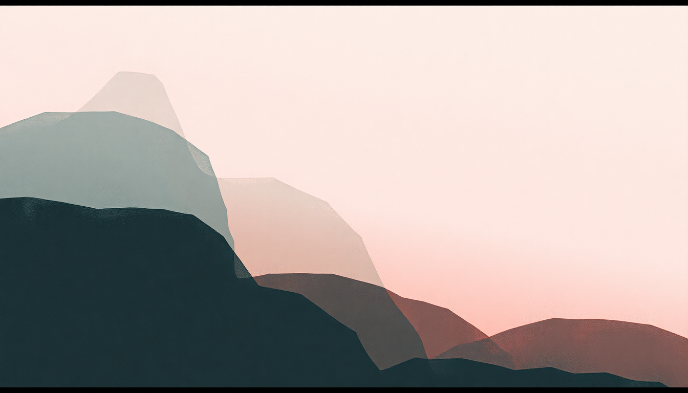 Fan-driven abstract illustration evoking the emotional arc of Valentine by Snail Mail