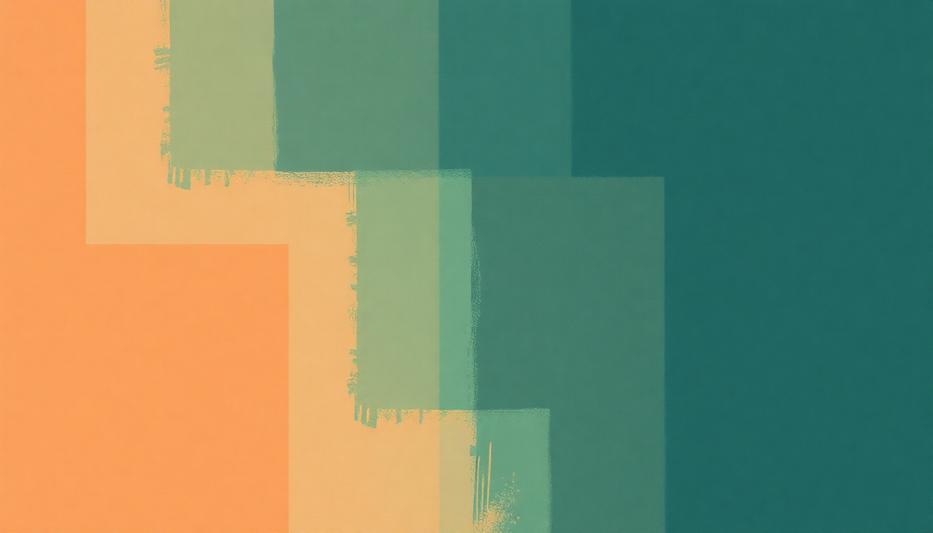 Fan-driven abstract illustration evoking the emotional arc of Vanderlyle Crybaby Geeks by The National