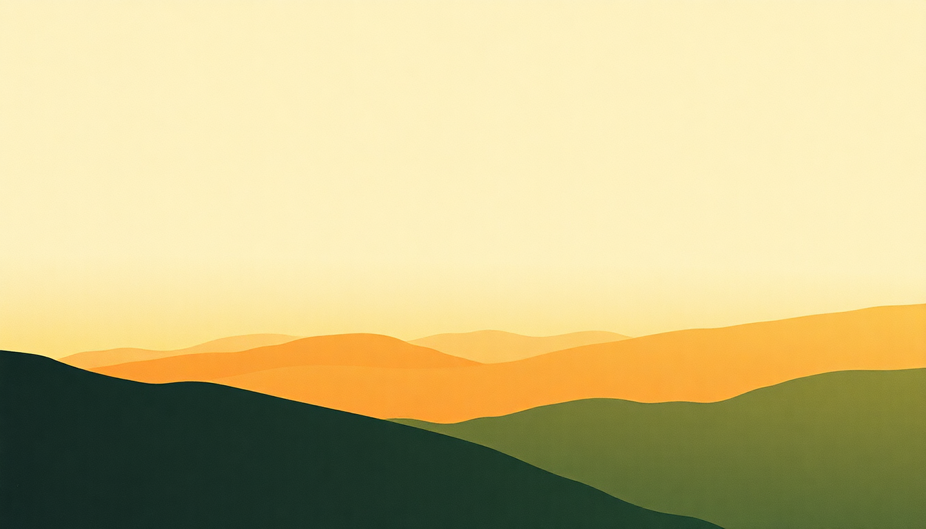 Fan-driven abstract illustration evoking the emotional arc of Vexations by Erik Satie