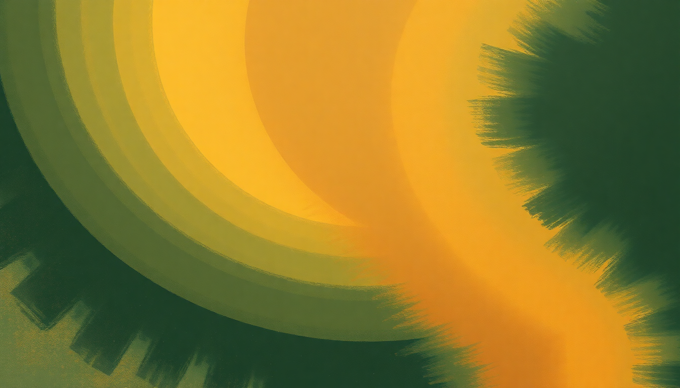 Fan-driven abstract illustration evoking the emotional arc of Vibrate On by Lee "Scratch" Perry