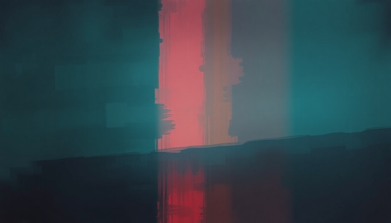 Fan-driven abstract illustration evoking the emotional arc of Victim of Love by Erasure